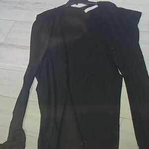 Men's Black Cardigan Sweater